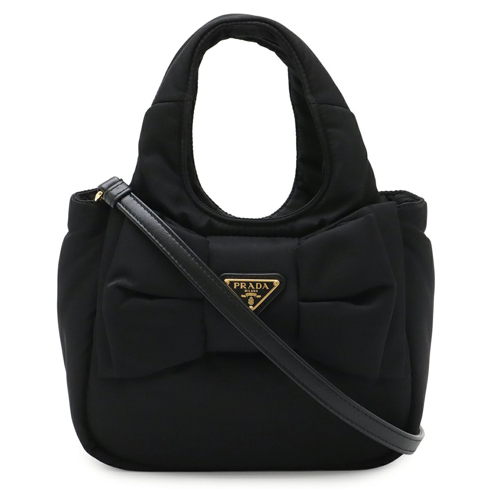 Prada Padded Re Ribbon 2way Crossbody NERO Black